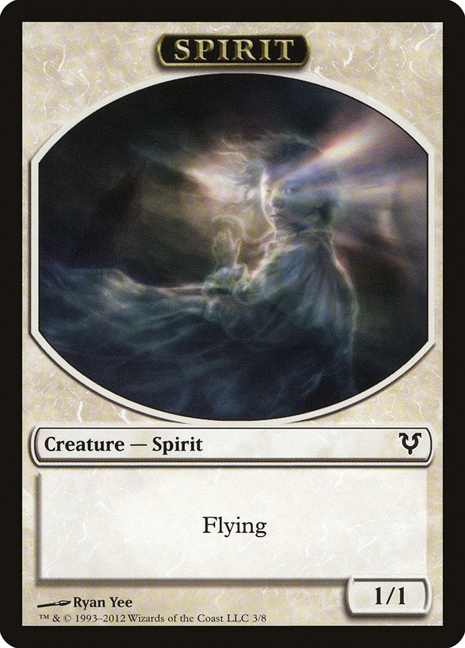 Spirit Token (3/8) [Avacyn Restored Tokens] | GrognardGamesBatavia