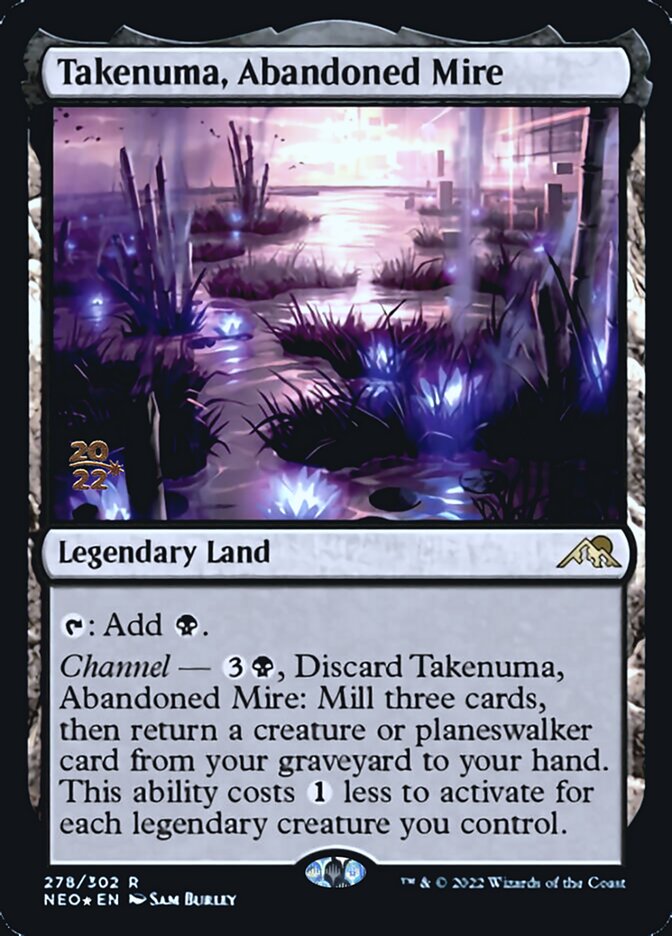 Takenuma, Abandoned Mire [Kamigawa: Neon Dynasty Prerelease Promos] | GrognardGamesBatavia