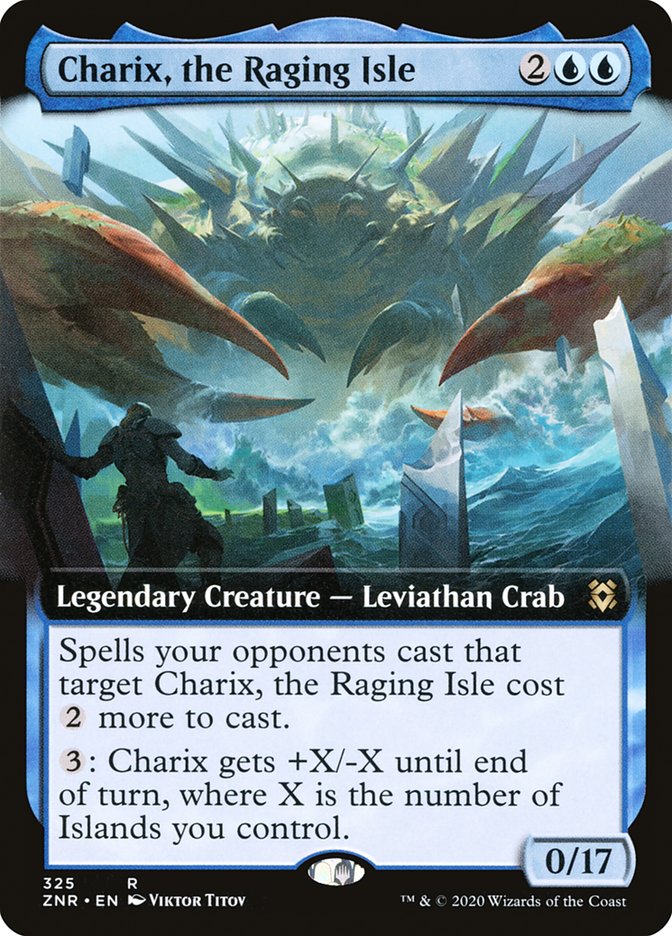 Charix, the Raging Isle (Extended Art) [Zendikar Rising] | GrognardGamesBatavia