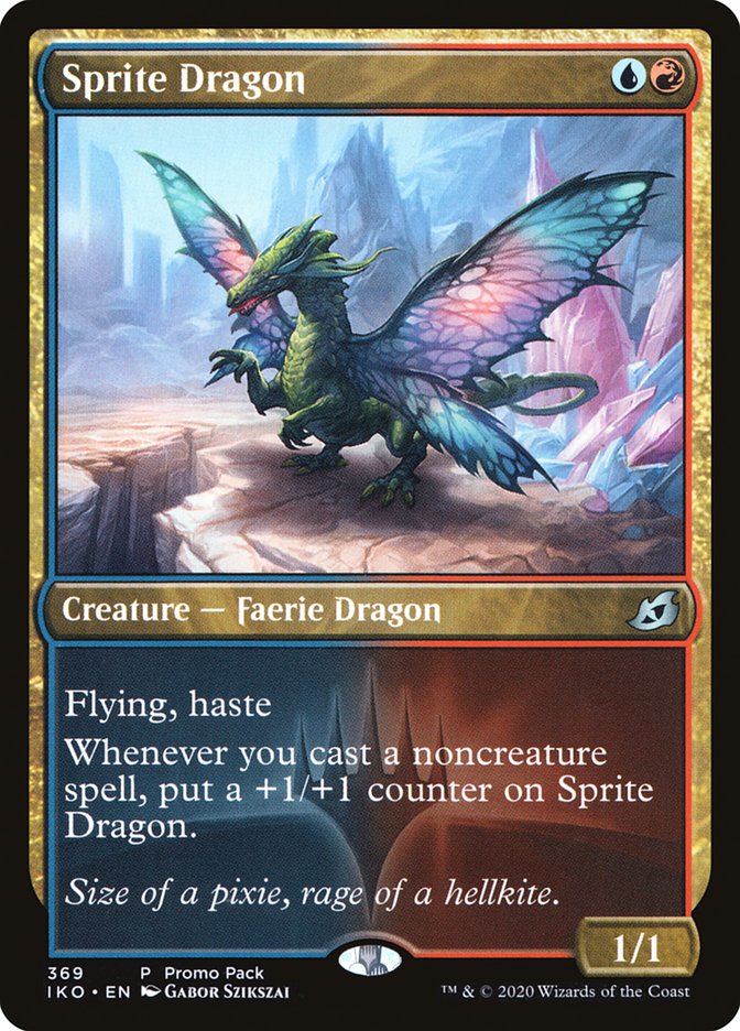 Sprite Dragon (Promo Pack) [Ikoria: Lair of Behemoths Promos] | GrognardGamesBatavia