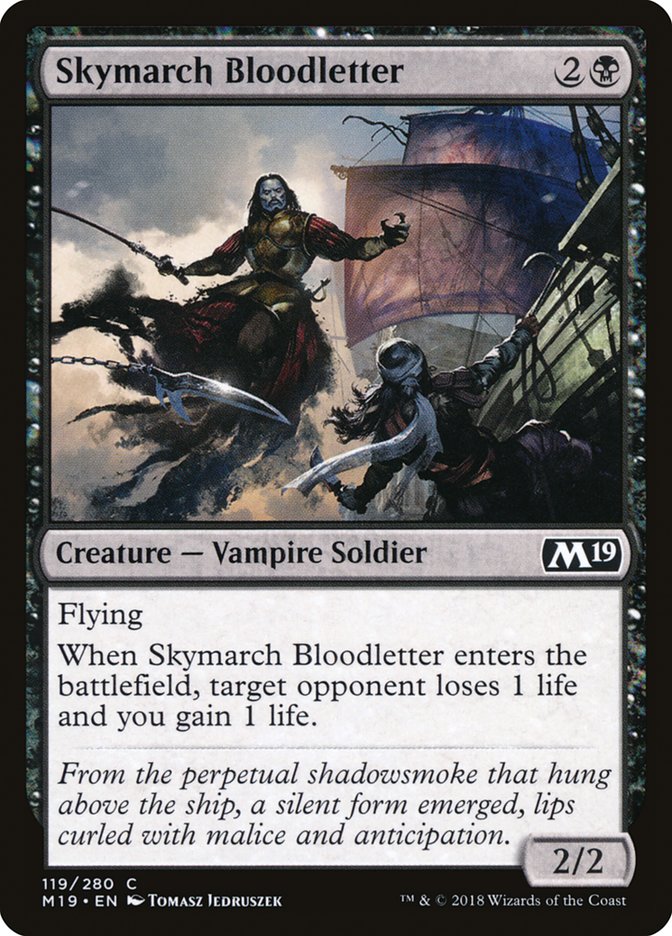 Skymarch Bloodletter [Core Set 2019] | GrognardGamesBatavia