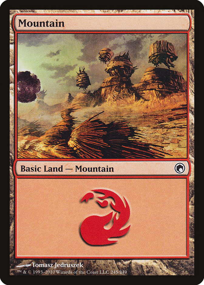 Mountain (245) [Scars of Mirrodin] | GrognardGamesBatavia