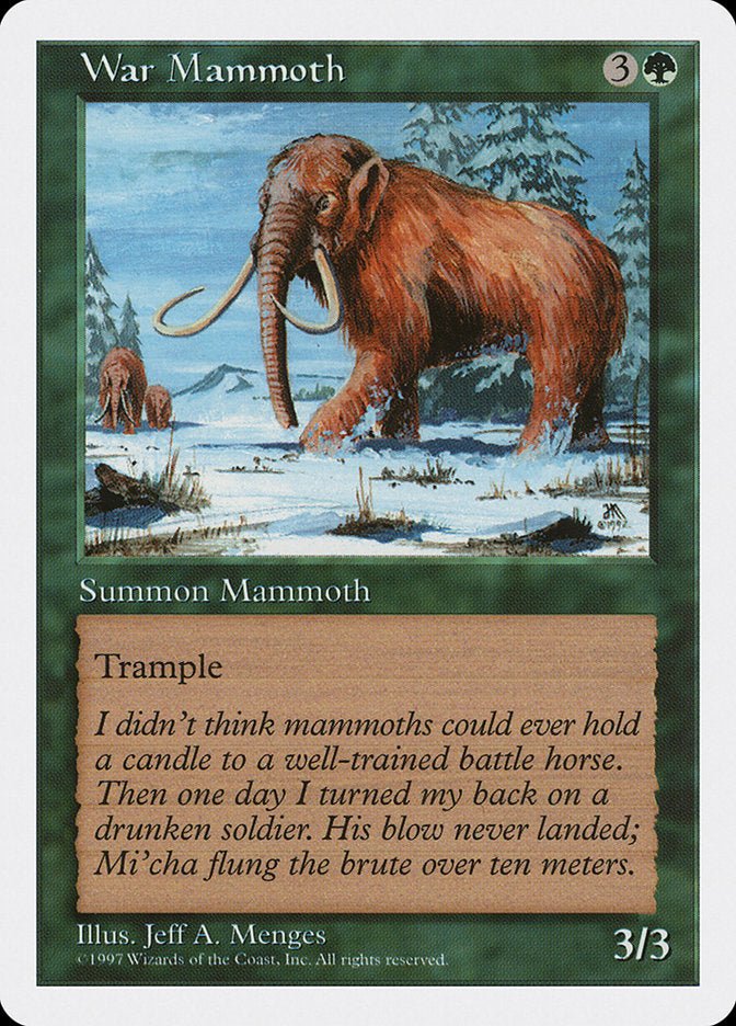 War Mammoth [Fifth Edition] | GrognardGamesBatavia