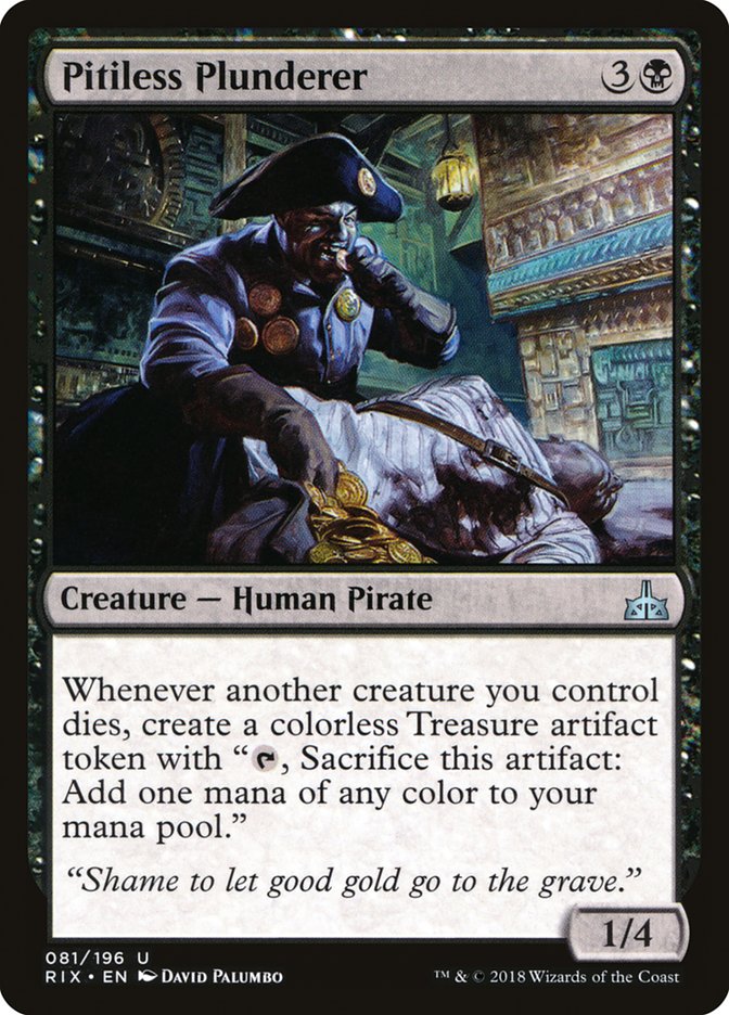 Pitiless Plunderer [Rivals of Ixalan] | GrognardGamesBatavia