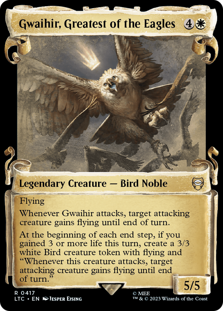 Gwaihir, Greatest of the Eagles [The Lord of the Rings: Tales of Middle-Earth Commander Showcase Scrolls] | GrognardGamesBatavia
