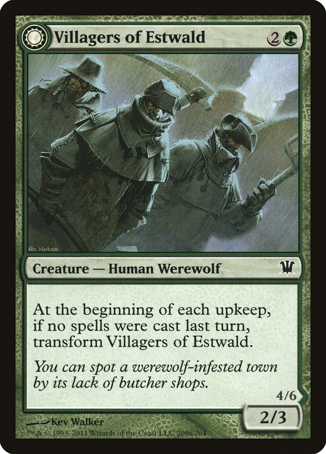 Villagers of Estwald // Howlpack of Estwald [Innistrad] | GrognardGamesBatavia