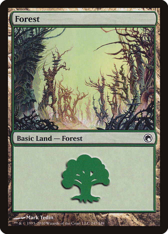 Forest (247) [Scars of Mirrodin] | GrognardGamesBatavia