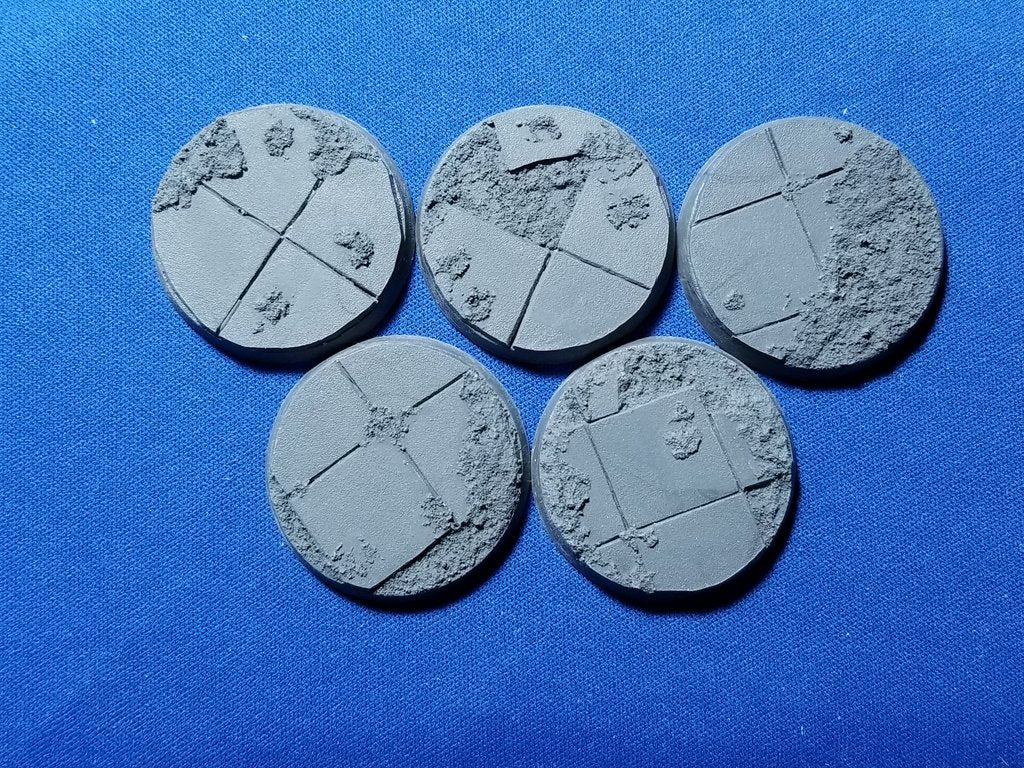 Elrik's Hobbies: Shattered Terrace Base Round 40mm | GrognardGamesBatavia