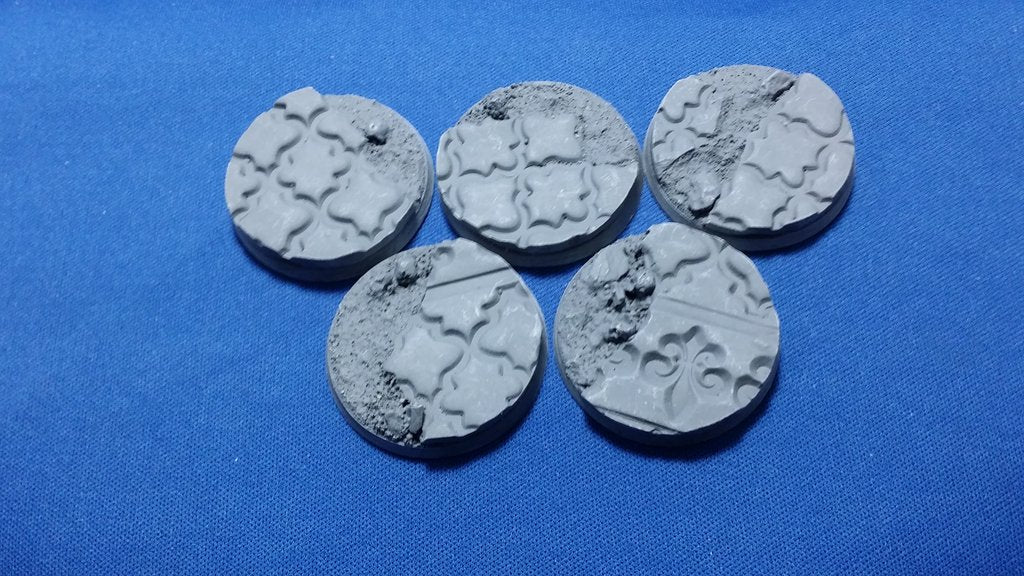 Elrik's Hobbies: Flora De Leaf Base Round 40mm | GrognardGamesBatavia