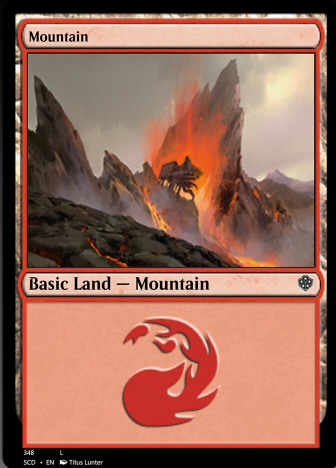 Mountain (348) [Starter Commander Decks] | GrognardGamesBatavia