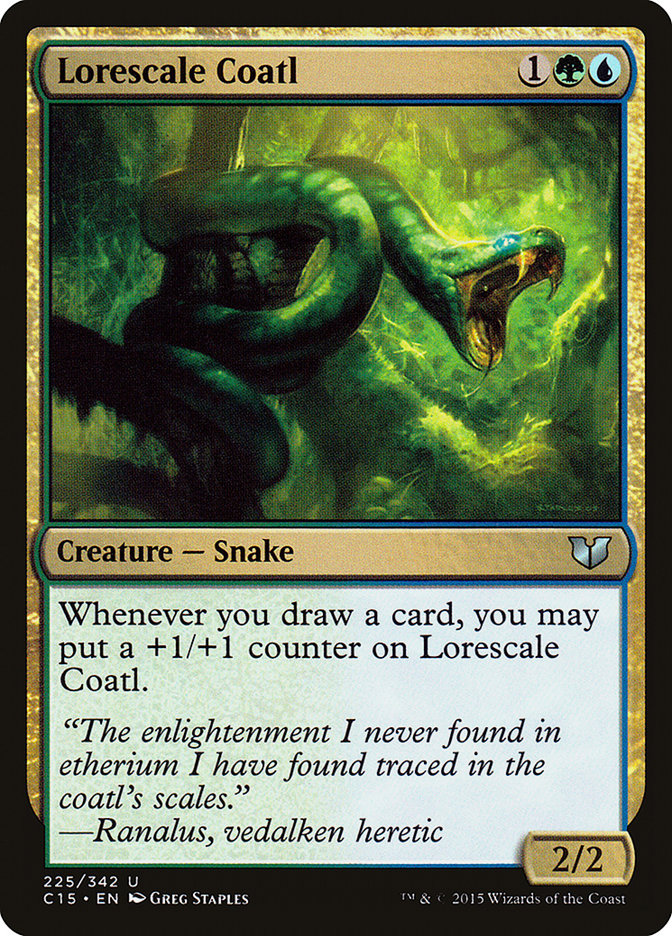 Lorescale Coatl [Commander 2015] | GrognardGamesBatavia