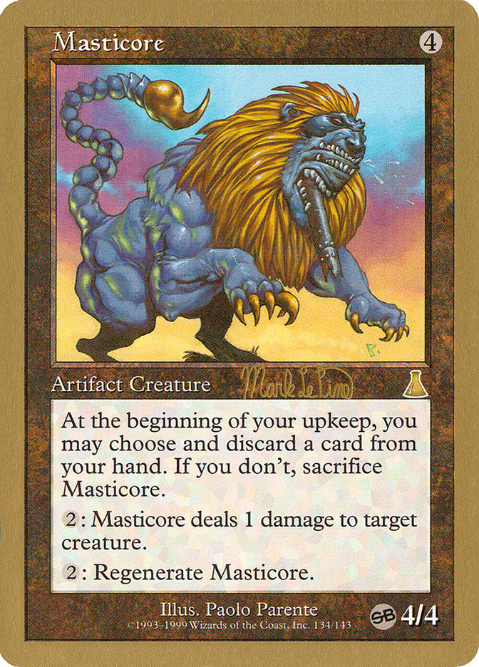 Masticore (Mark Le Pine) (SB) [World Championship Decks 1999] | GrognardGamesBatavia