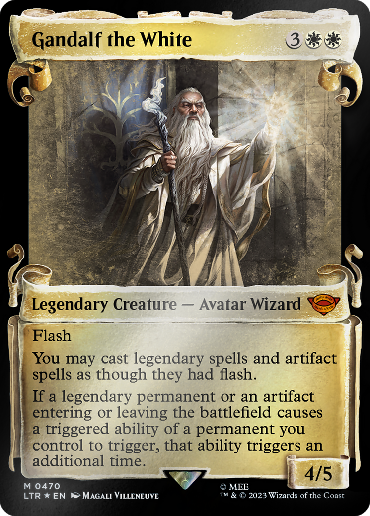 Gandalf the White [The Lord of the Rings: Tales of Middle-Earth Showcase Scrolls] | GrognardGamesBatavia