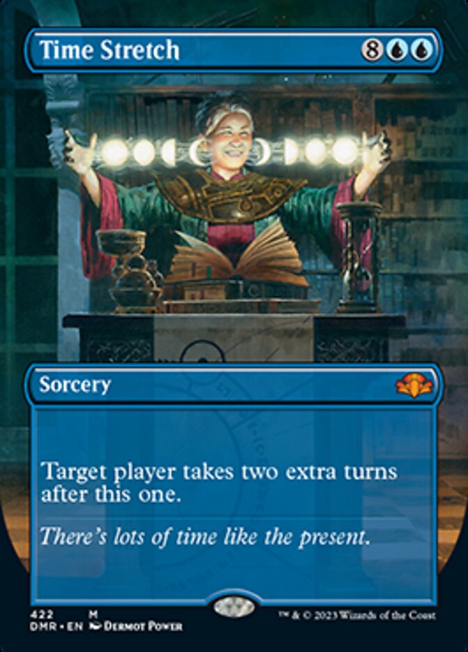 Time Stretch (Borderless Alternate Art) [Dominaria Remastered] | GrognardGamesBatavia