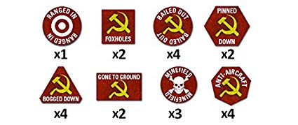 Team Yankee: WW3 Soviet Token Set | GrognardGamesBatavia