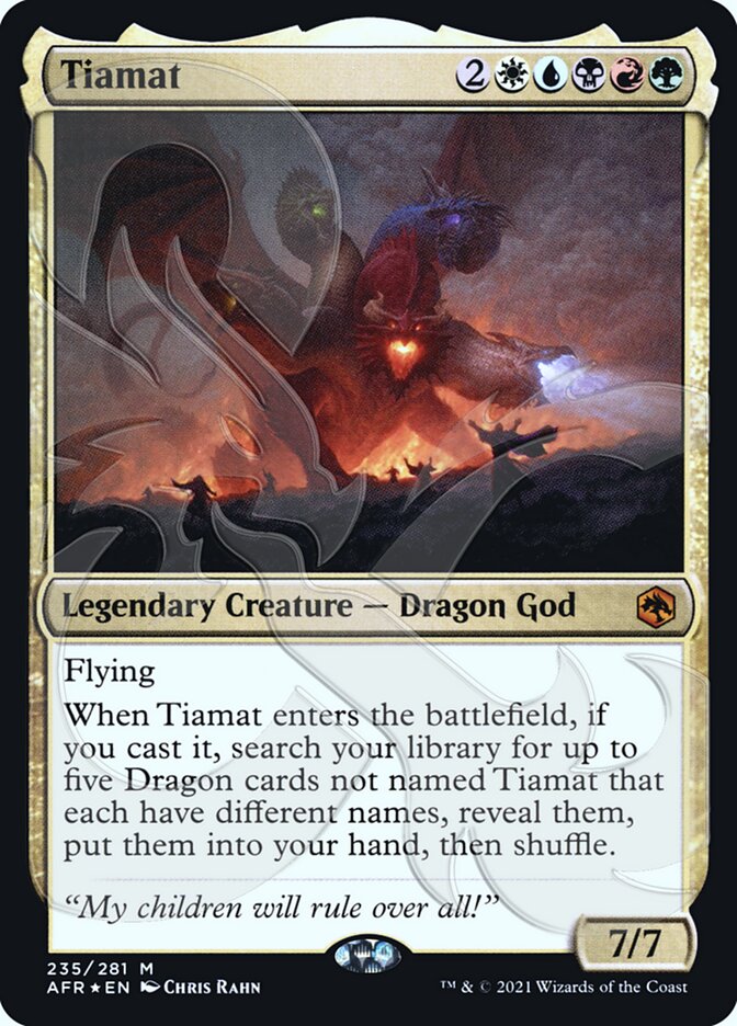 Tiamat (Ampersand Promo) [Dungeons & Dragons: Adventures in the Forgotten Realms Promos] | GrognardGamesBatavia