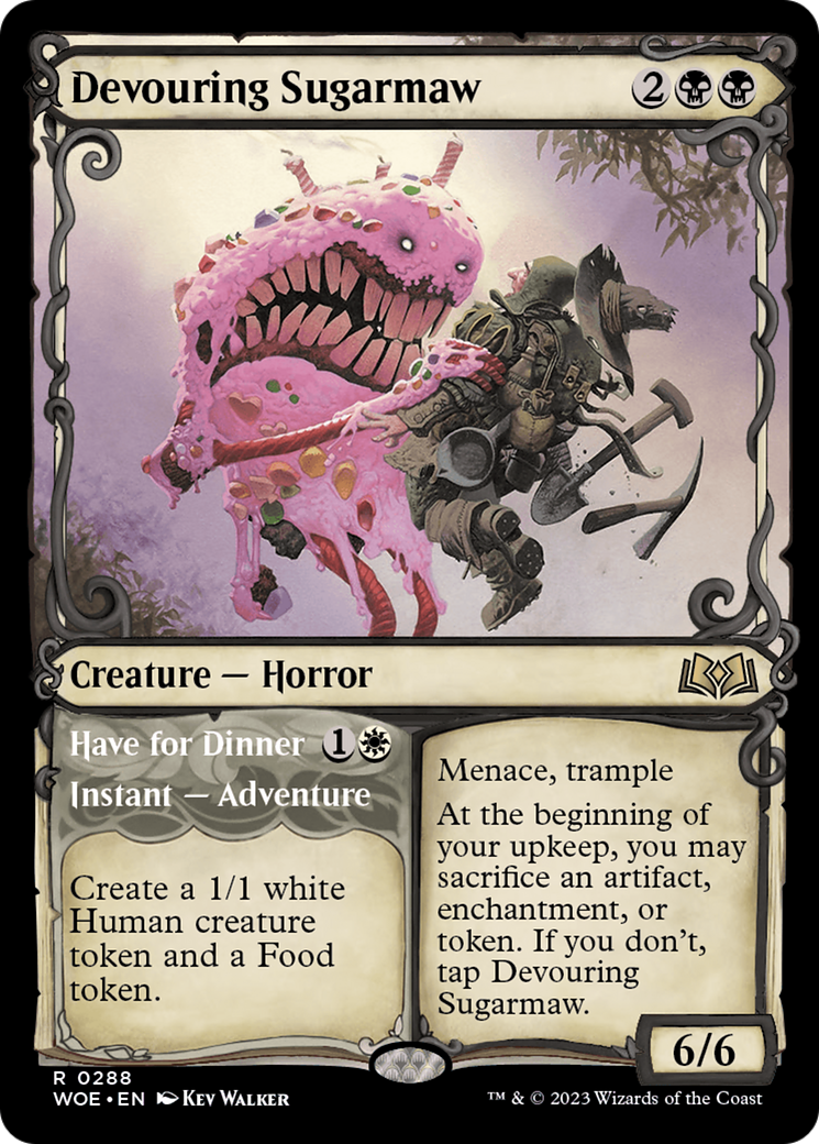 Devouring Sugarmaw // Have For Dinner (Showcase) [Wilds of Eldraine] | GrognardGamesBatavia