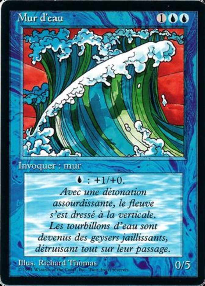 Wall of Water [Foreign Black Border] | GrognardGamesBatavia