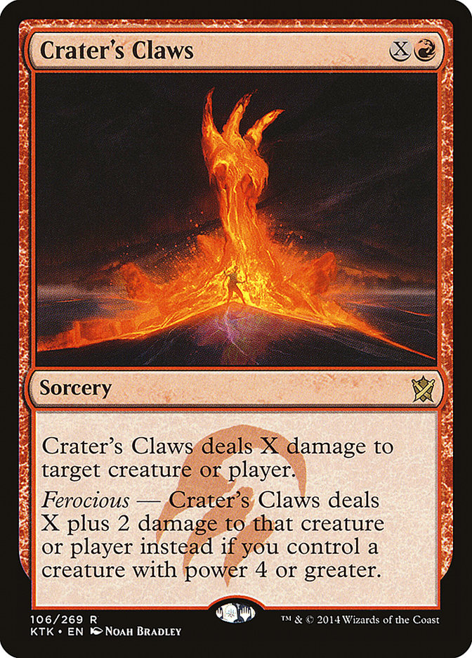 Crater's Claws [Khans of Tarkir] | GrognardGamesBatavia