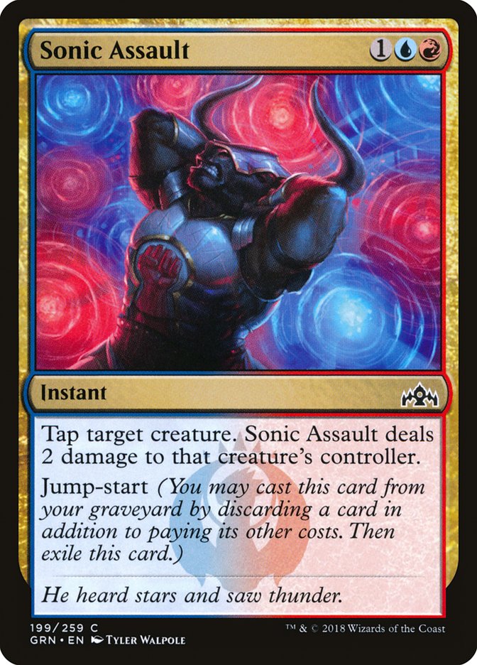 Sonic Assault [Guilds of Ravnica] | GrognardGamesBatavia