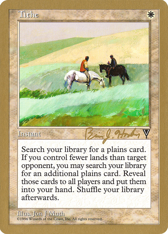 Tithe (Brian Hacker) [World Championship Decks 1998] | GrognardGamesBatavia