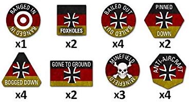 Team Yankee: WW3 West German Token Set | GrognardGamesBatavia