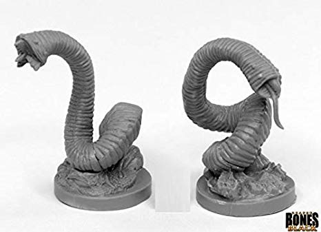 Bones 44031 Giant Leeches (2) | GrognardGamesBatavia