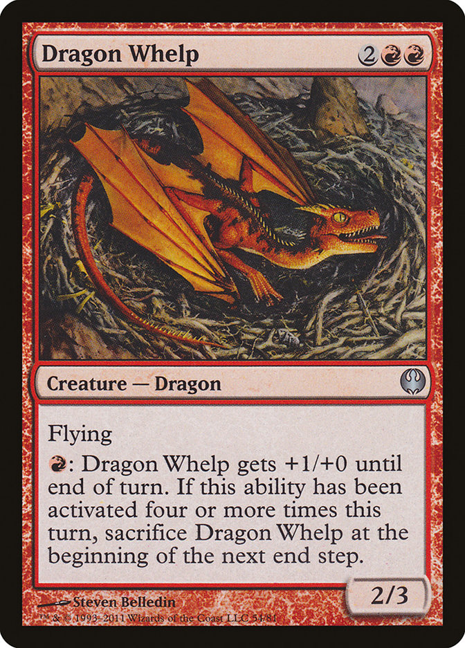 Dragon Whelp [Duel Decks: Knights vs. Dragons] | GrognardGamesBatavia