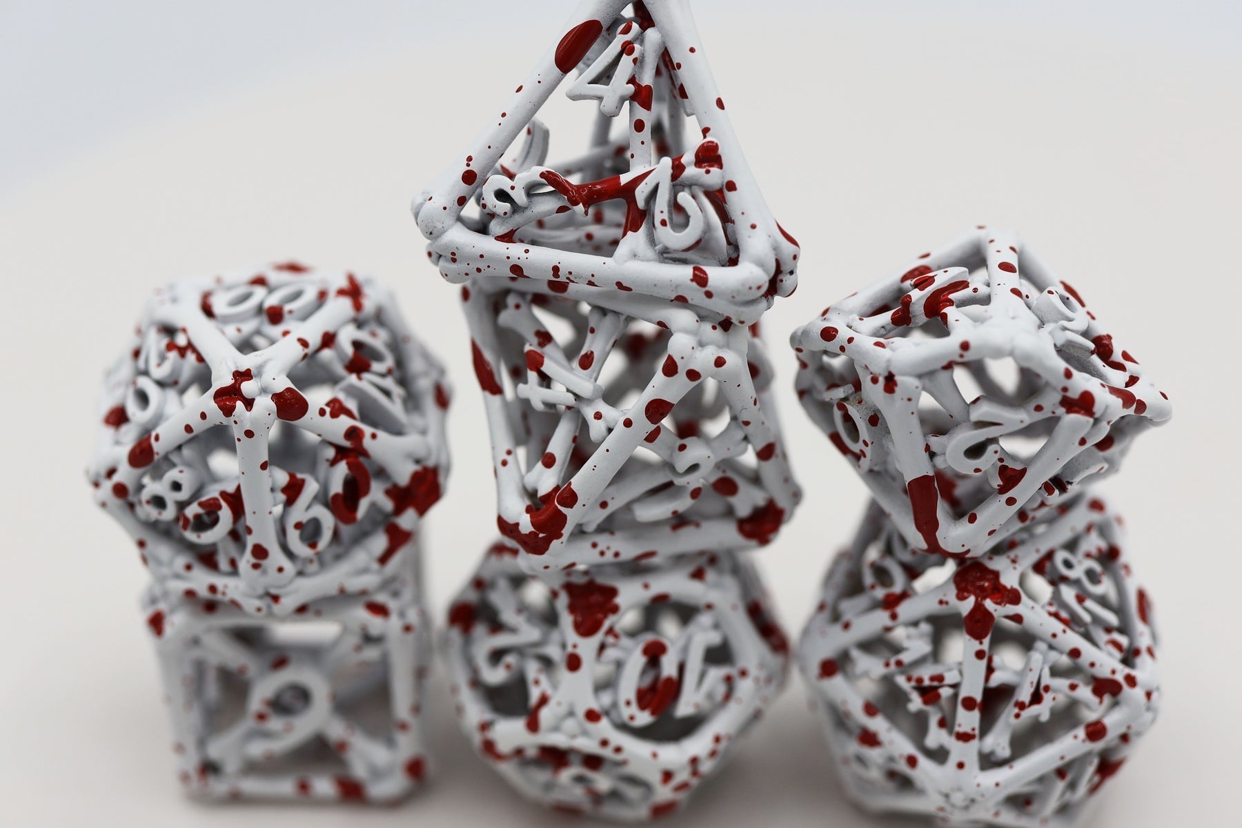 Hollow Blood Bones RPG Metal Dice Set | GrognardGamesBatavia