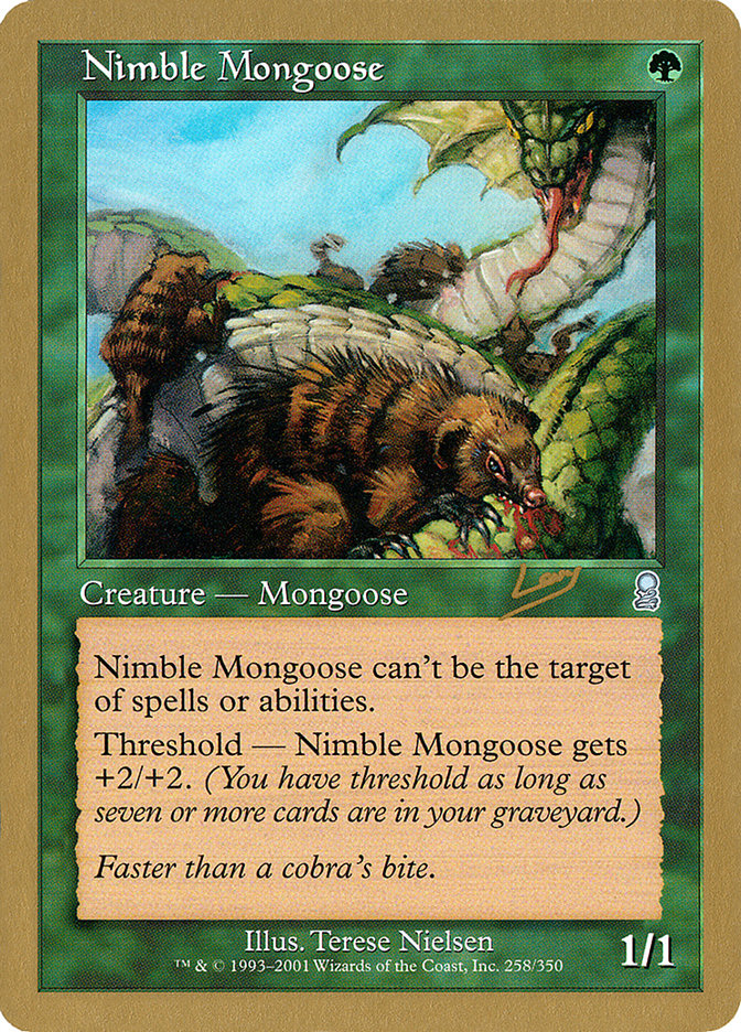 Nimble Mongoose (Raphael Levy) [World Championship Decks 2002] | GrognardGamesBatavia