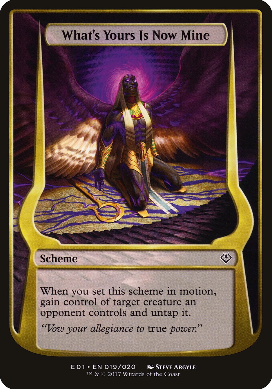 What's Yours Is Now Mine (Schemes) [Archenemy: Nicol Bolas Schemes] | GrognardGamesBatavia