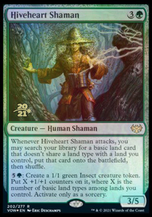 Hiveheart Shaman [Innistrad: Crimson Vow Prerelease Promos] | GrognardGamesBatavia