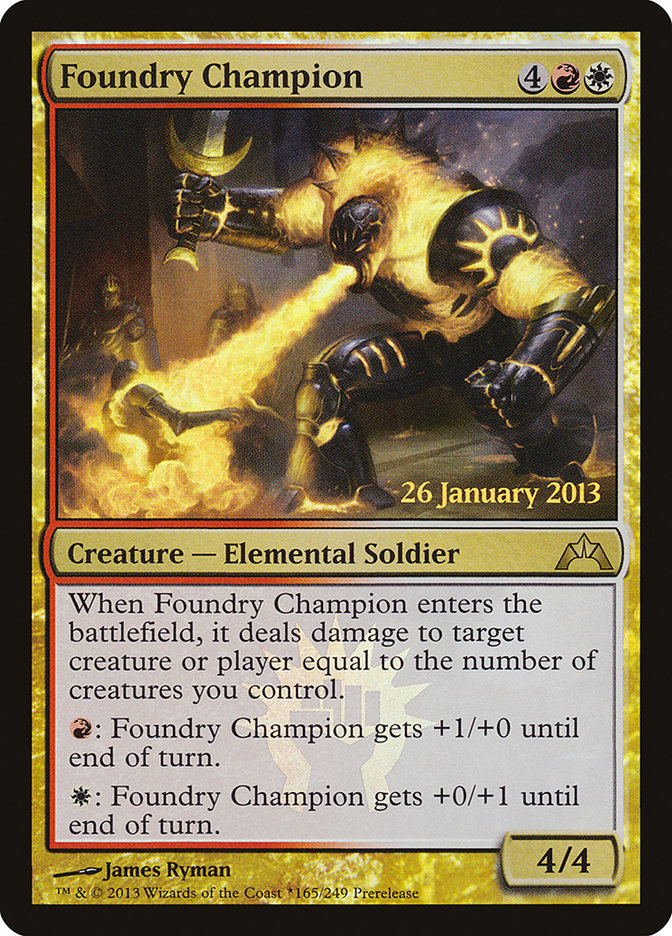 Foundry Champion [Gatecrash Prerelease Promos] | GrognardGamesBatavia