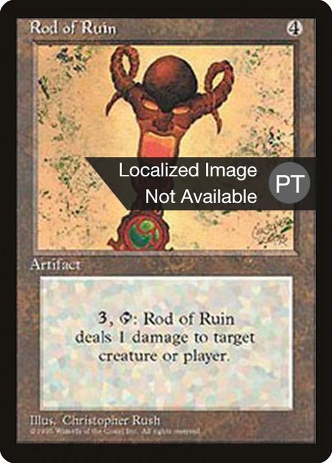 Rod of Ruin [Fourth Edition (Foreign Black Border)] | GrognardGamesBatavia