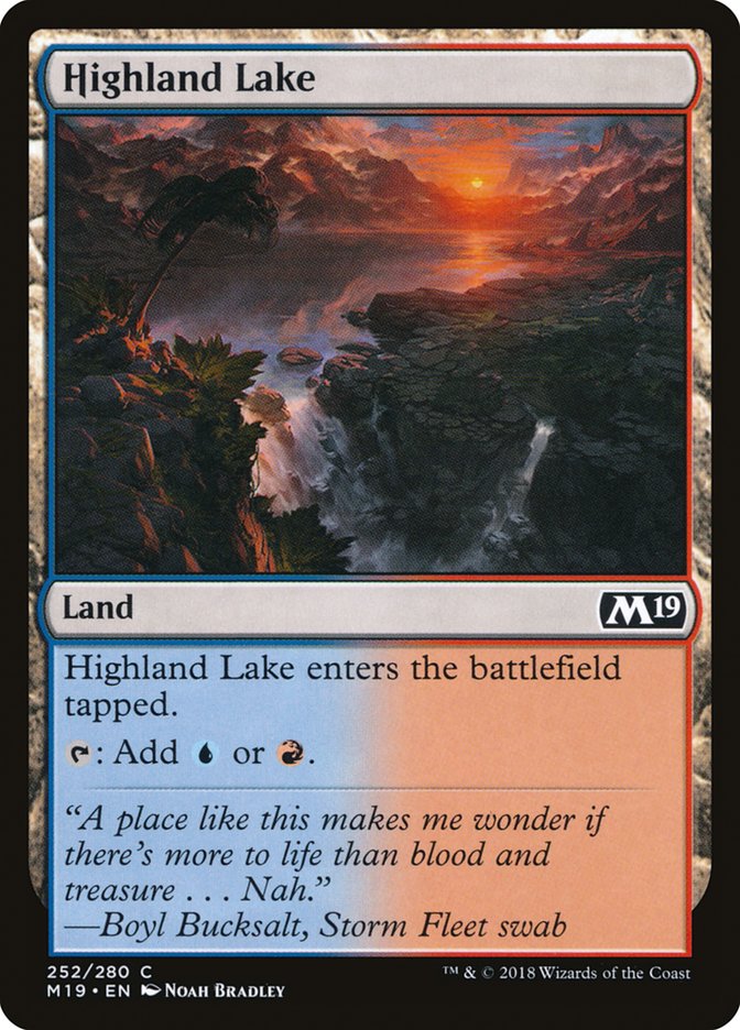 Highland Lake [Core Set 2019] | GrognardGamesBatavia