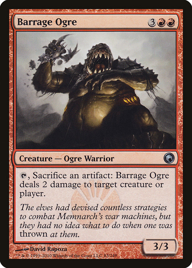 Barrage Ogre [Scars of Mirrodin] | GrognardGamesBatavia