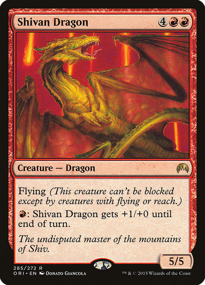 Shivan Dragon [Magic Origins] | GrognardGamesBatavia