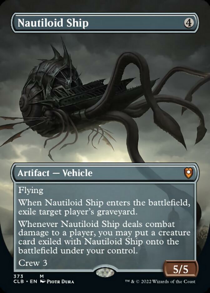 Nautiloid Ship (Borderless Alternate Art) [Commander Legends: Battle for Baldur's Gate] | GrognardGamesBatavia