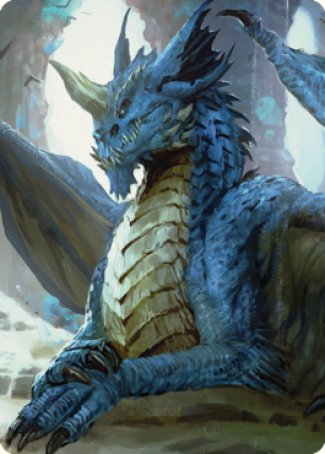 Young Blue Dragon Art Card [Commander Legends: Battle for Baldur's Gate Art Series] | GrognardGamesBatavia