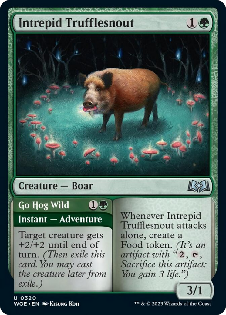 Intrepid Trufflesnout // Go Hog Wild [Wilds of Eldraine] | GrognardGamesBatavia