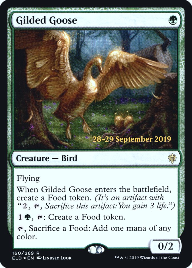 Gilded Goose [Throne of Eldraine Prerelease Promos] | GrognardGamesBatavia