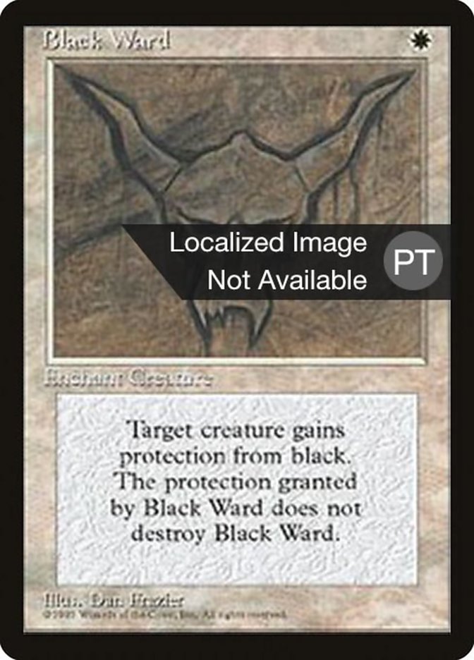 Black Ward [Fourth Edition (Foreign Black Border)] | GrognardGamesBatavia