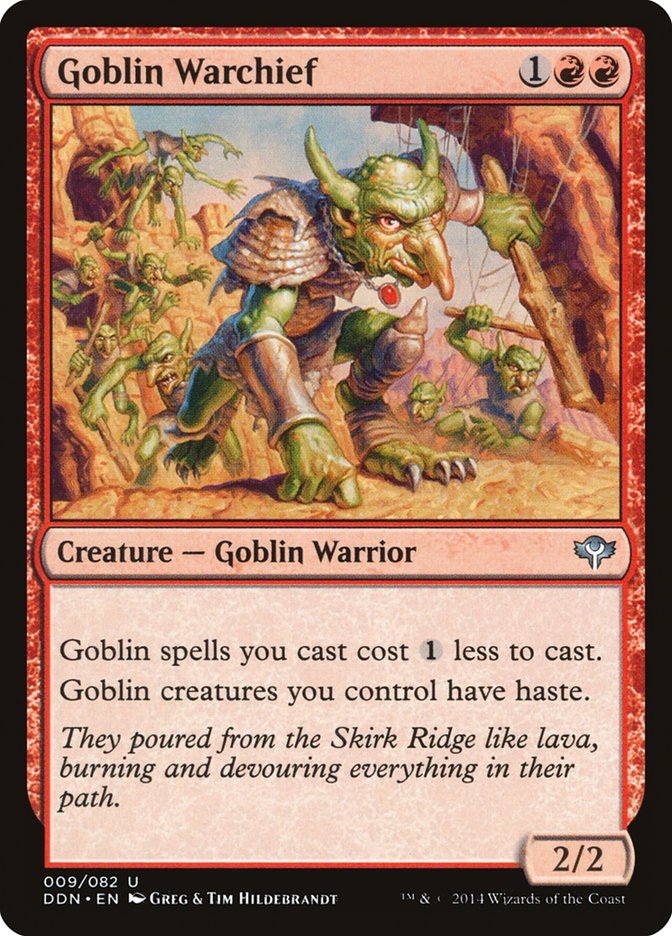 Goblin Warchief [Duel Decks: Speed vs. Cunning] | GrognardGamesBatavia