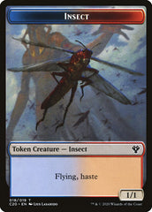 Drake // Insect (018) Double-Sided Token [Commander 2020 Tokens] | GrognardGamesBatavia