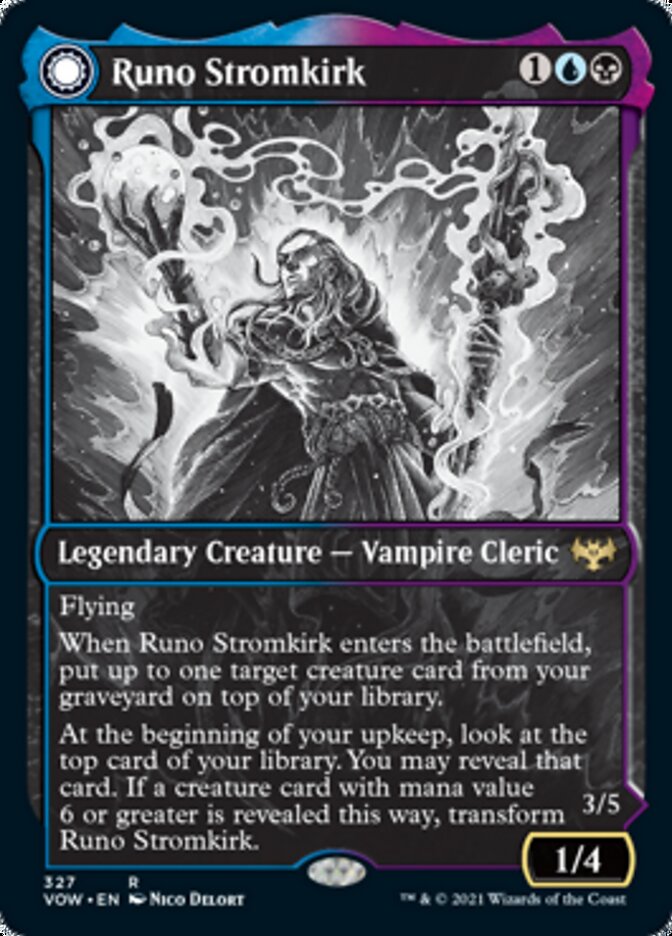 Runo Stromkirk // Krothuss, Lord of the Deep (Showcase Eternal Night) [Innistrad: Crimson Vow] | GrognardGamesBatavia