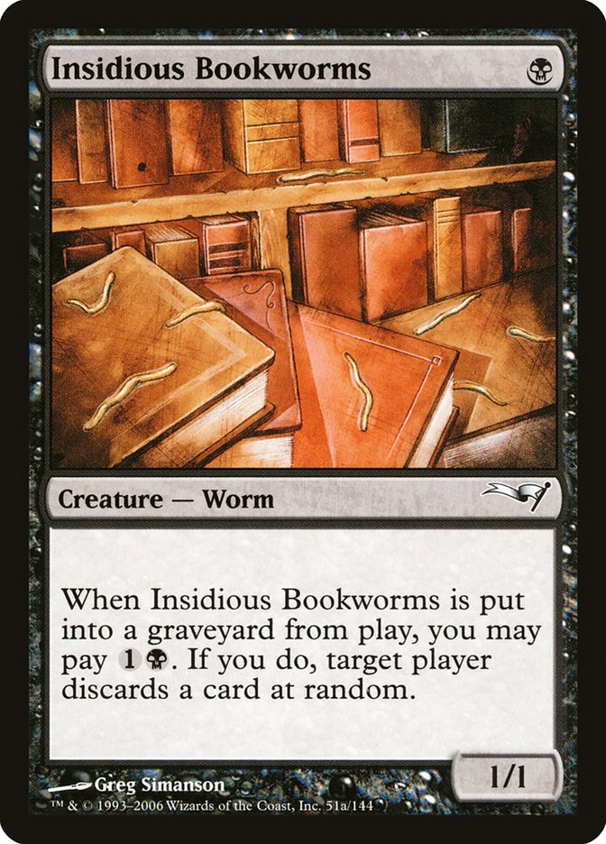 Insidious Bookworms [Coldsnap Theme Decks] | GrognardGamesBatavia