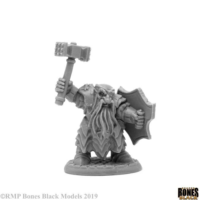 Reaper Bones 44107 Dark Dwarf Striker | GrognardGamesBatavia