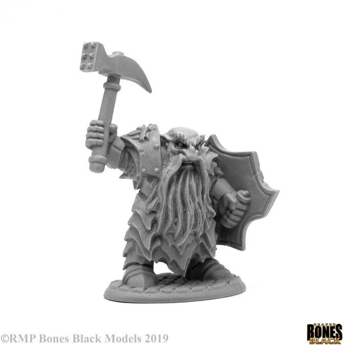 Reaper Bones 44109 Enlarged Dark Dwarf Smiter | GrognardGamesBatavia