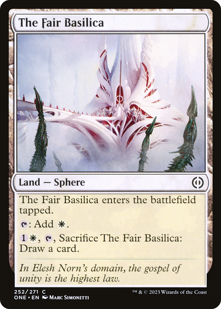 The Fair Basilica [Phyrexia: All Will Be One] | GrognardGamesBatavia