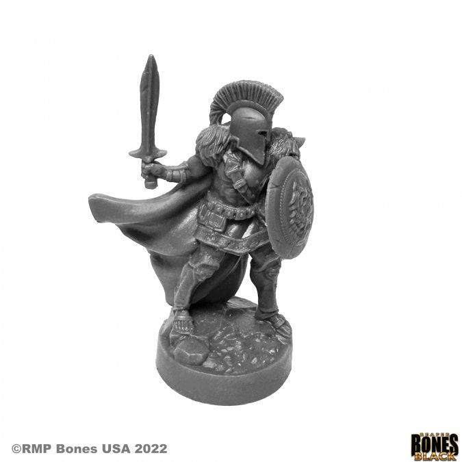 Reaper Bones Black: 44169 Jaxon, Greek Warrior | GrognardGamesBatavia